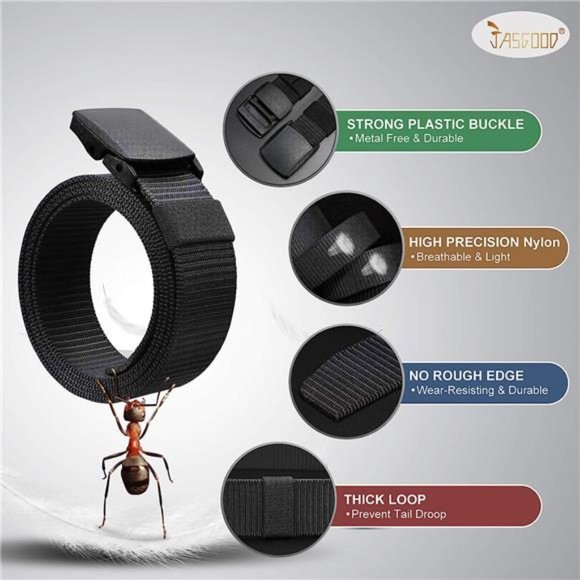 Nylon Military Tactical Men Belt 2 Pack Webbing Canvas Outdoor Web Belt - Picture 5 of 6